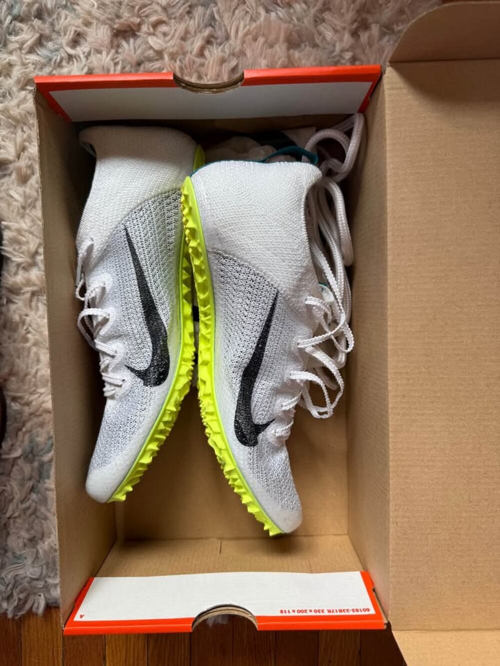 N!ke Track Spikes- worn once! Sz9